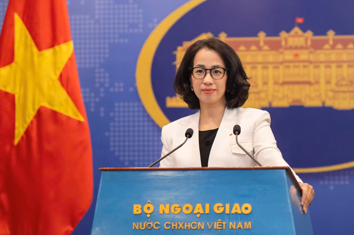 Người phát ngôn Bộ Ngoại giao Việt Nam Phạm Thu Hằng. Ảnh: Mofa