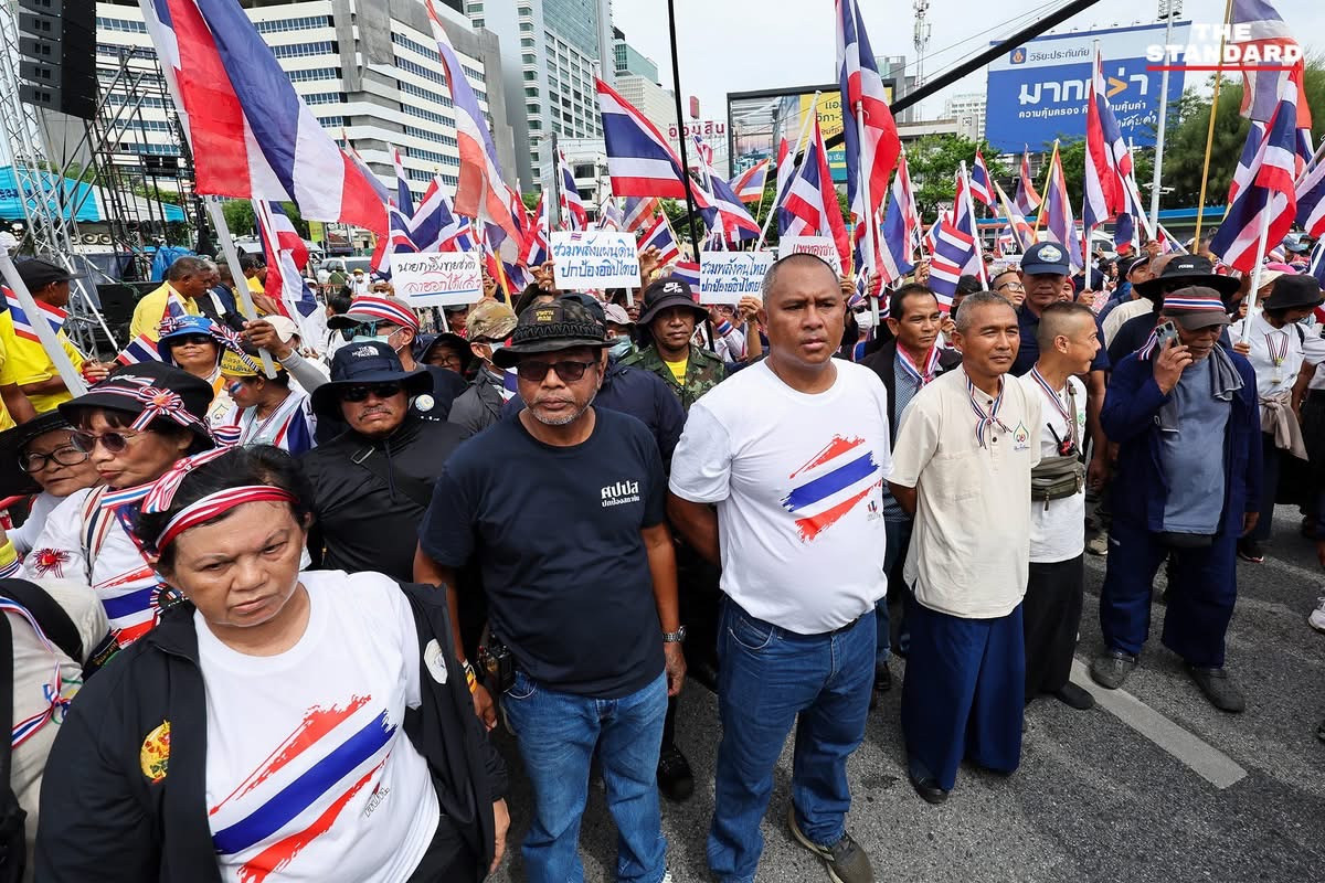 Đám đông biểu tình ở Bangkok ngày 28/6. (Ảnh: The Standard)