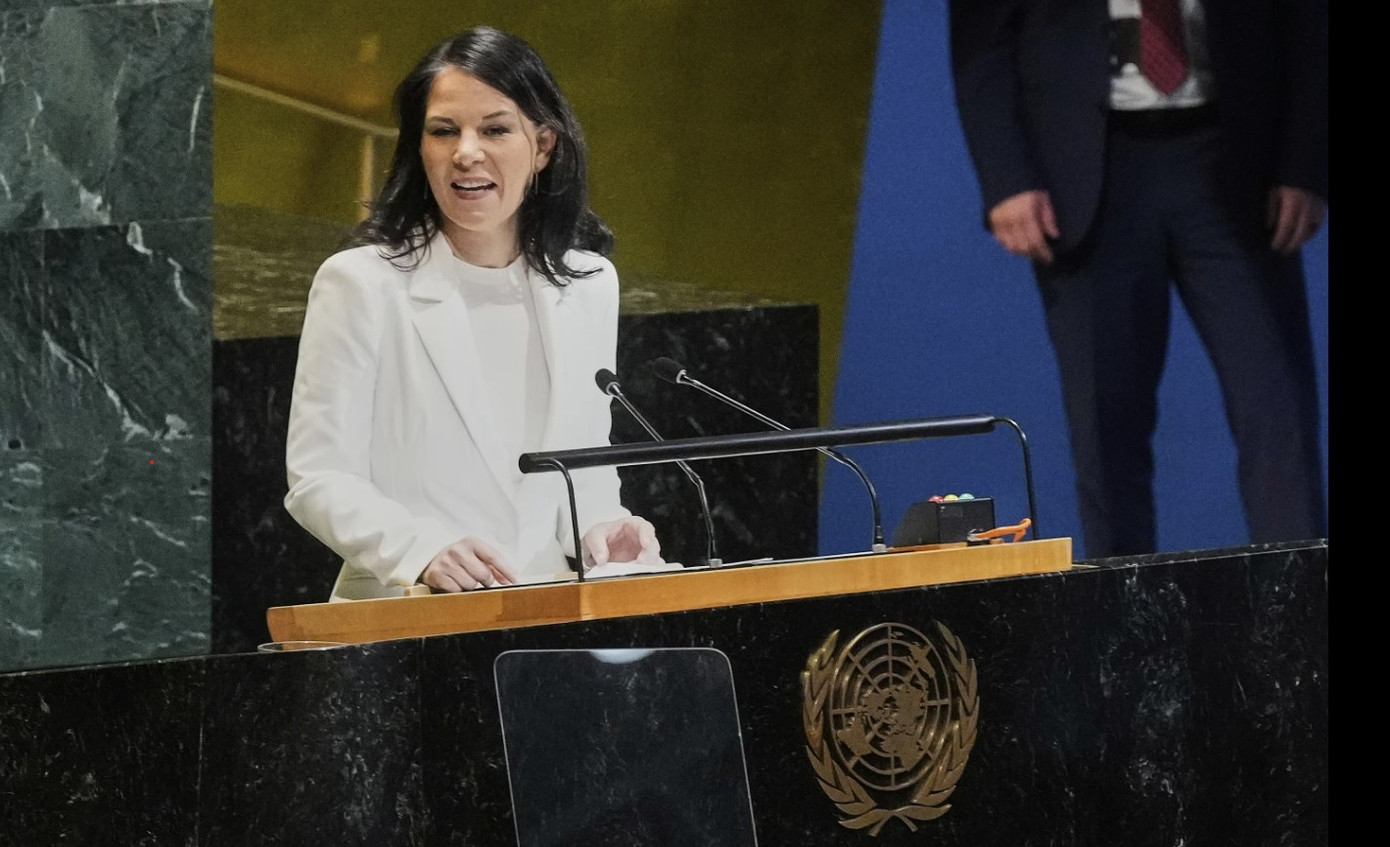 Cựu Ngoại trưởng Đức Annalena Baerbock. (Ảnh: AP) Cựu Ngoại trưởng Đức Annalena Baerbock. (Ảnh: AP)