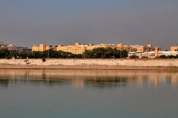 Đại sứ quán Mỹ tại Baghdad, Iraq. (Ảnh: AP)