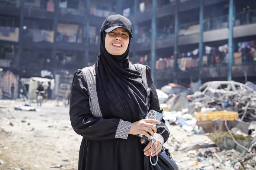 Fatima Hassouna trong bức ảnh chụp ở Dải Gaza. (Nguồn: Instagram)