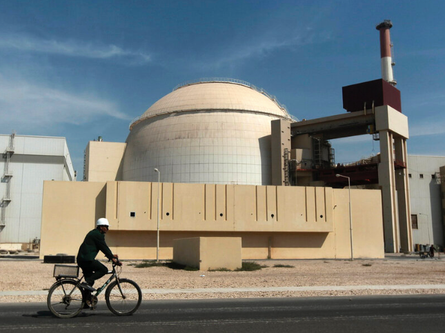 Nhà máy điện hạt nhân Bushehr của Iran. (Ảnh: AP)