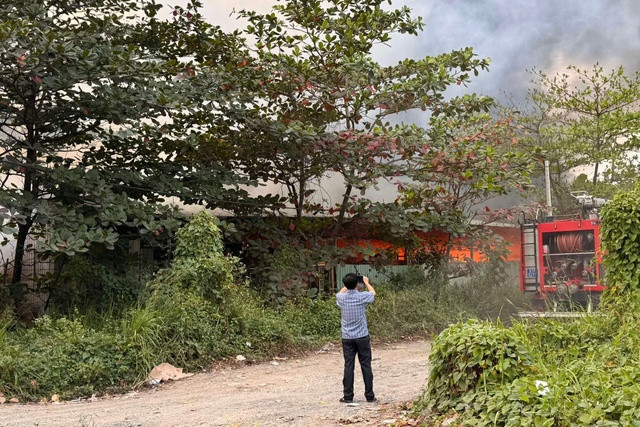 Xưởng gỗ rộng hàng trăm mét vuông. Xưởng gỗ rộng hàng trăm mét vuông.