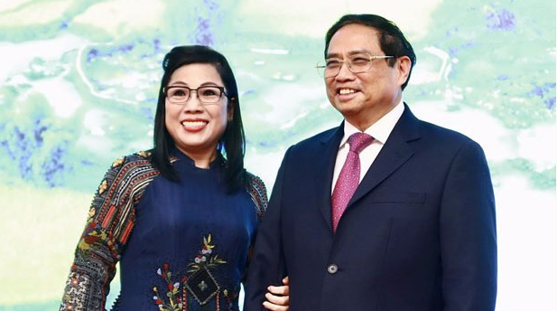 Thủ tướng Phạm Minh Chính và Phu nhân. Thủ tướng Phạm Minh Chính và Phu nhân.