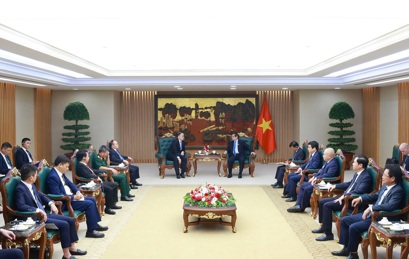 Toàn cảnh cuộc tiếp. Ảnh: VGP. Toàn cảnh cuộc tiếp. Ảnh: VGP.