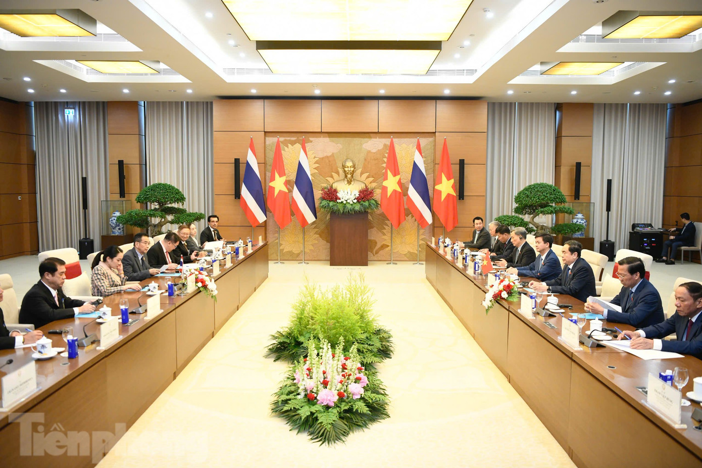 Toàn cảnh cuộc hội kiến. Ảnh: Như Ý Toàn cảnh cuộc hội kiến. Ảnh: Như Ý