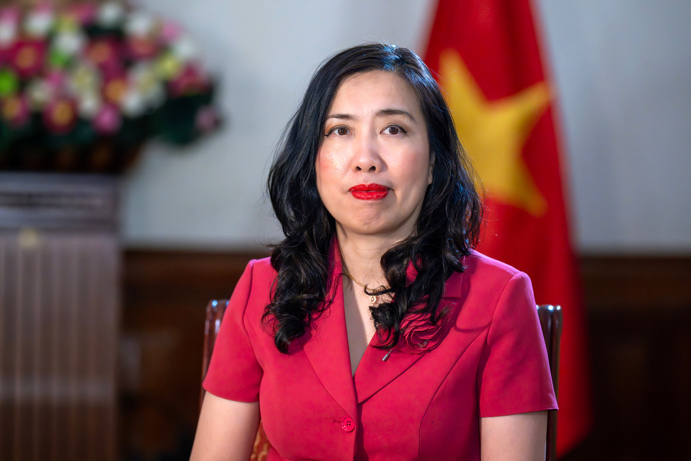 Thứ trưởng Ngoại giao Lê Thị Thu Hằng. Ảnh: Mofa Thứ trưởng Ngoại giao Lê Thị Thu Hằng. Ảnh: Mofa