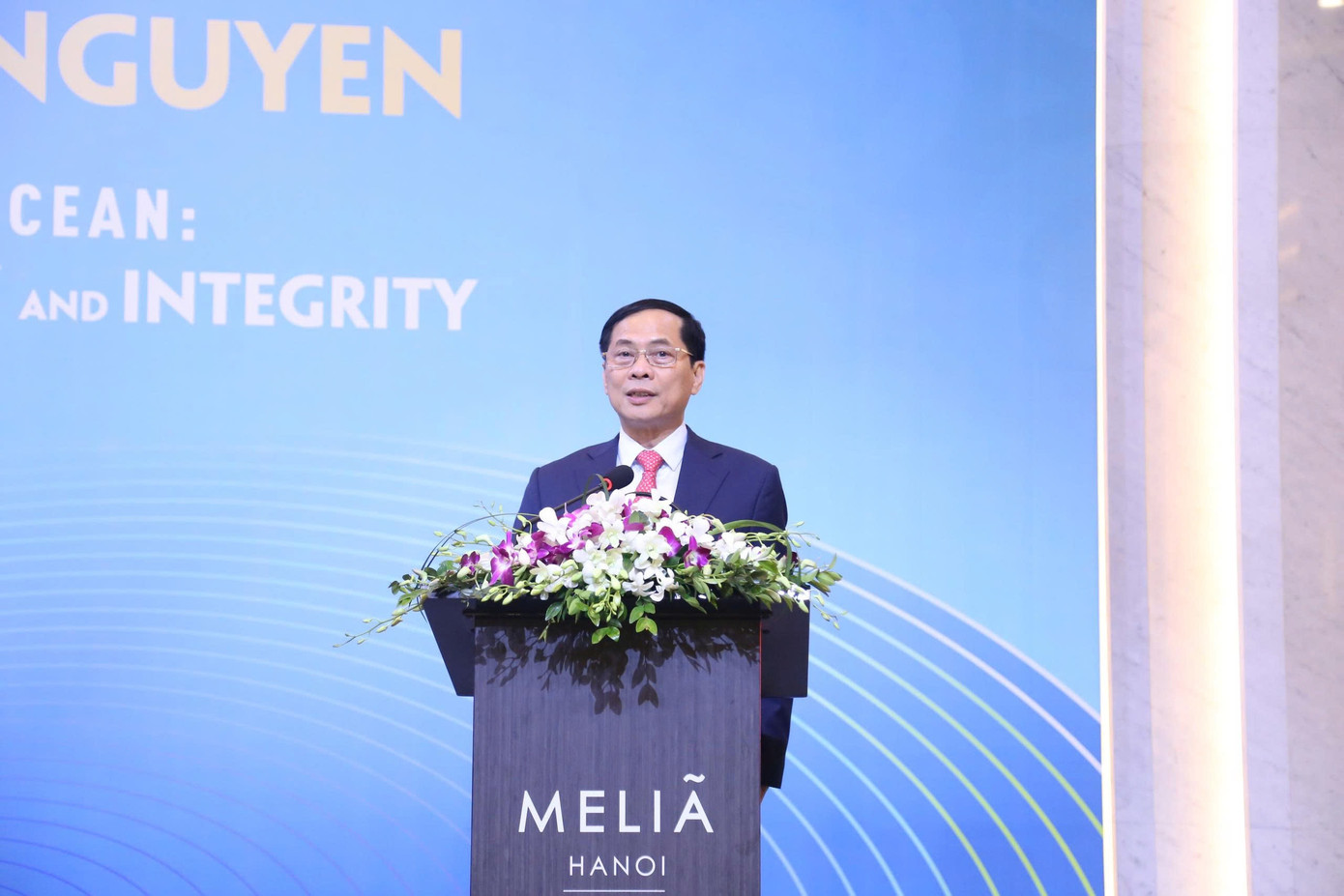 Phó Thủ tướng, Bộ trưởng Bùi Thanh Sơn phát biểu tại buổi giới thiệu. Ảnh: Mofa Phó Thủ tướng, Bộ trưởng Bùi Thanh Sơn phát biểu tại buổi giới thiệu. Ảnh: Mofa