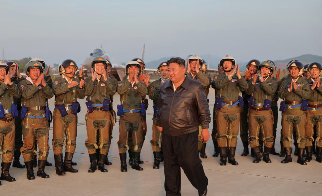 Bức ảnh được KCNA đăng ngày 16/5. Bức ảnh được KCNA đăng ngày 16/5.