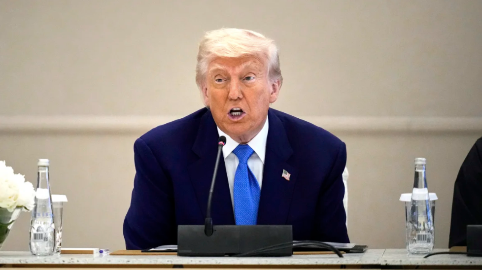 Tổng thống Mỹ Donald Trump phát biểu tại Qatar, ngày 16/5. (Ảnh: AP) Tổng thống Mỹ Donald Trump phát biểu tại Qatar, ngày 16/5. (Ảnh: AP)