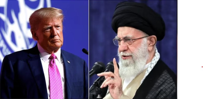 Đại giáo chủ Iran Ayatollah Ali Khamenei (phải) và Tổng thống Mỹ Donald Trump. (Ảnh: Reuters)