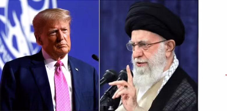 Đại giáo chủ Iran Ayatollah Ali Khamenei (phải) và Tổng thống Mỹ Donald Trump. (Ảnh: Reuters)