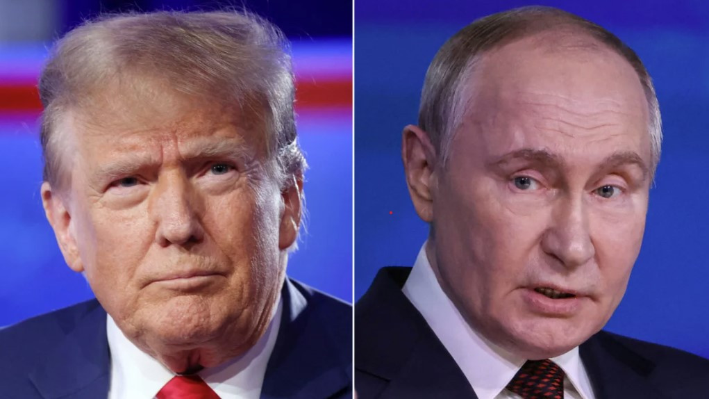 Tổng thống Mỹ Donald Trump (trái) và Tổng thống Nga Vladimir Putin. (Ảnh: Getty)
