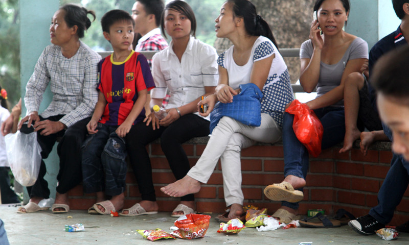 Cảnh quan công viên trở nên xấu xí