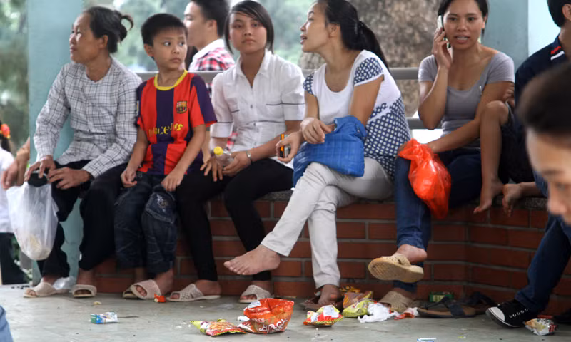 Cảnh quan công viên trở nên xấu xí