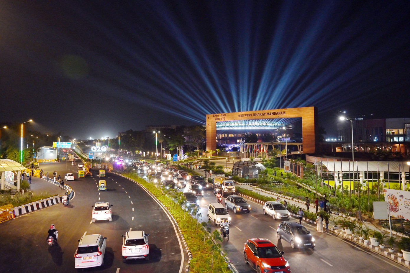 Khu vực nơi diễn ra Hội nghị thượng đỉnh G20. (Ảnh: Bloomberg) Khu vực nơi diễn ra Hội nghị thượng đỉnh G20. (Ảnh: Bloomberg)