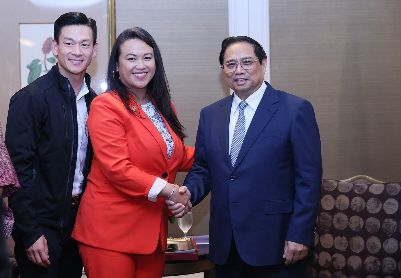 Thủ tướng Phạm Minh Chính tiếp Thị trưởng thành phố Oakland Sheng Thao. (Ảnh: Nhật Bắc) Thủ tướng Phạm Minh Chính tiếp Thị trưởng thành phố Oakland Sheng Thao. (Ảnh: Nhật Bắc)