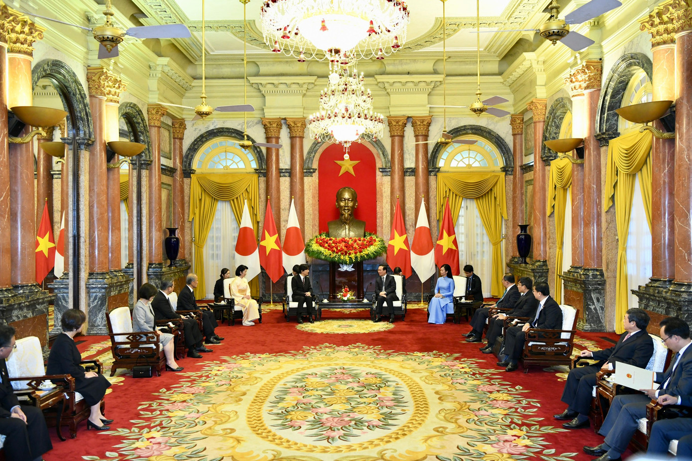 Toàn cảnh buổi tiếp kiến. (Ảnh: Như Ý) Toàn cảnh buổi tiếp kiến. (Ảnh: Như Ý)