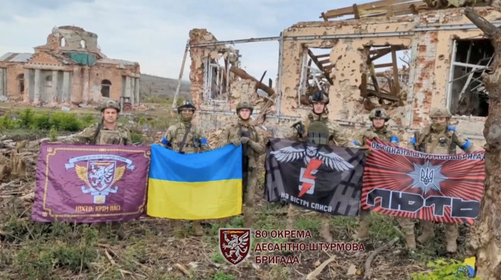 Ukraine tuyên bố vừa giành lại ngôi làng Klishchiivka có tầm quan trọng về chiến thuật. (Ảnh: BQP Ukraine)