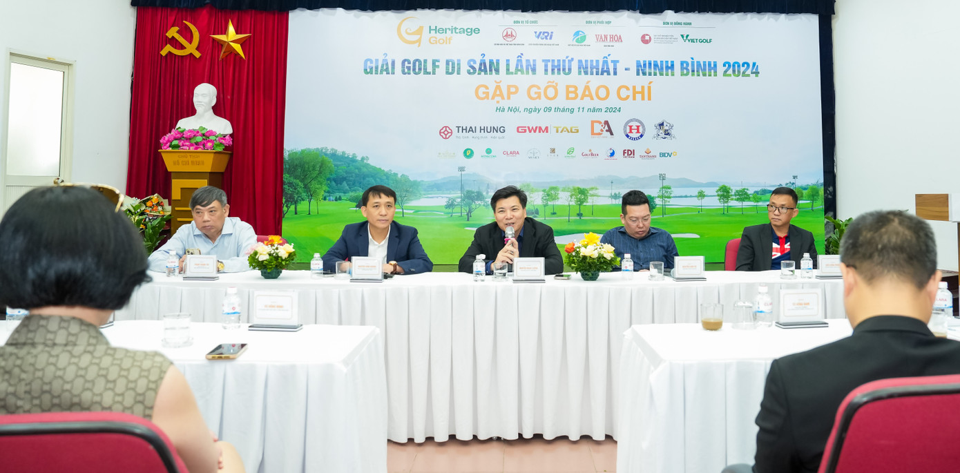 Giải Golf Di sản lần đầu tiên được tổ chức tại Ninh Bình. Ảnh: BTC