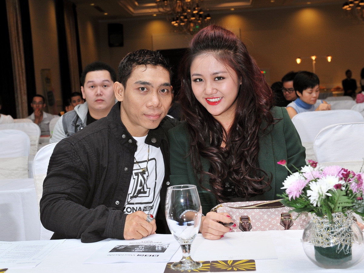 Phạm Văn Mách và Văn Mai Hương khi tham gia Cặp đôi hoàn hảo