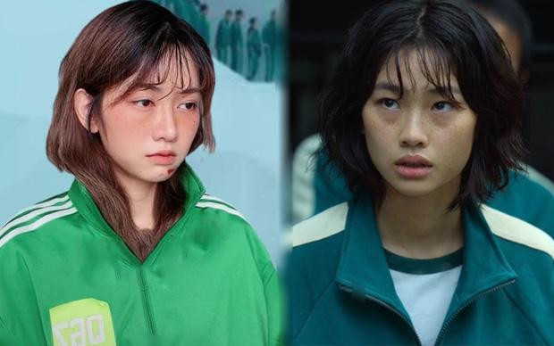 Lê Bống được netizen khen cosplay khá giống nữ chính Squid Game Lê Bống được netizen khen cosplay khá giống nữ chính Squid Game