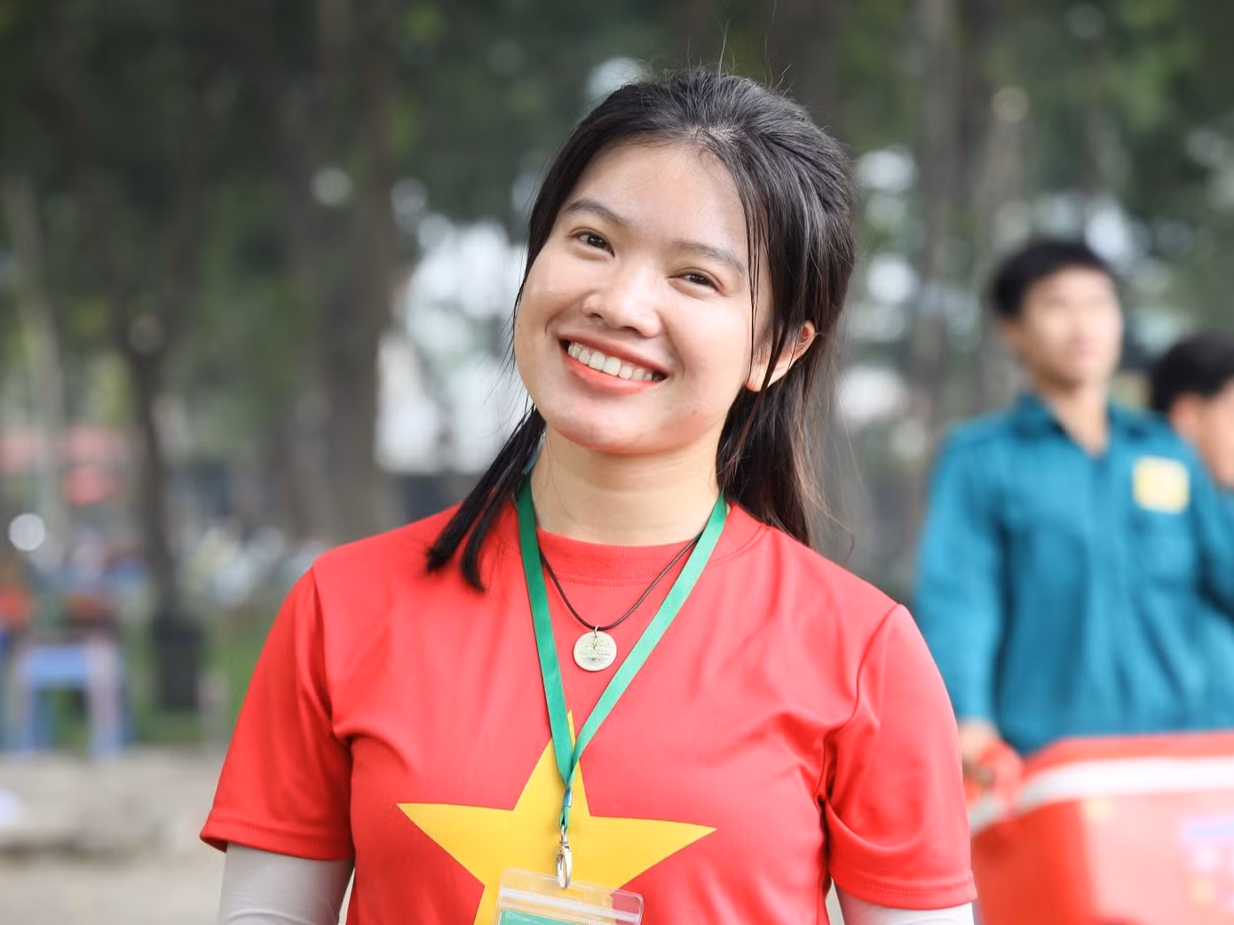 Nguyễn Ngọc Ánh nhận danh hiệu "Thanh niên sống đẹp" năm 2023 do T.Ư Hội LHTN Việt Nam trao tặng.