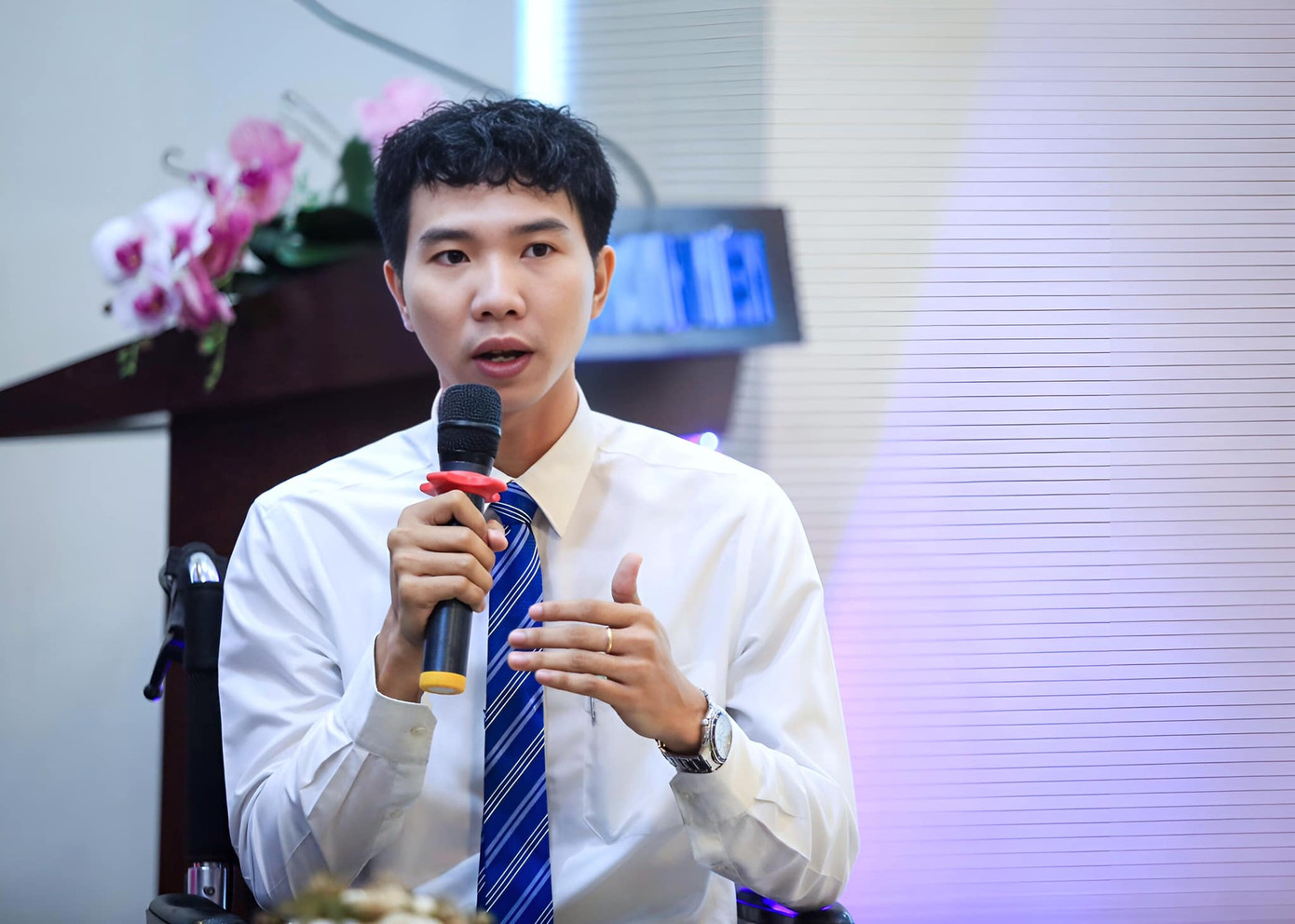 Thạc sĩ tâm lý Đặng Hoàng An. Ảnh: NVCC Thạc sĩ tâm lý Đặng Hoàng An. Ảnh: NVCC