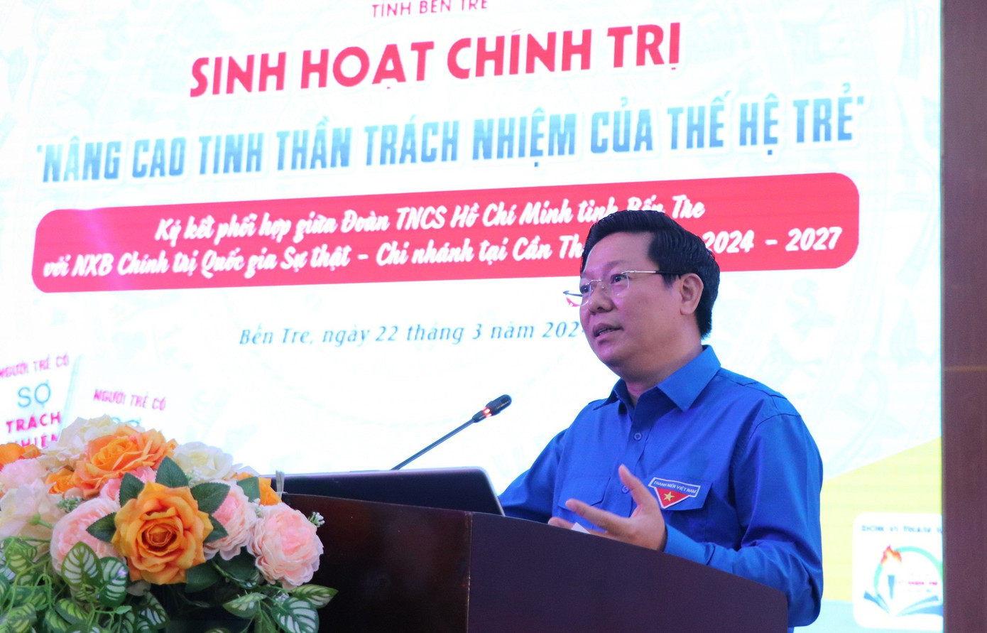 Phó Bí thư Thường trực Tỉnh ủy Trần Thanh Lâm phát biểu tại chương trình. Phó Bí thư Thường trực Tỉnh ủy Trần Thanh Lâm phát biểu tại chương trình.