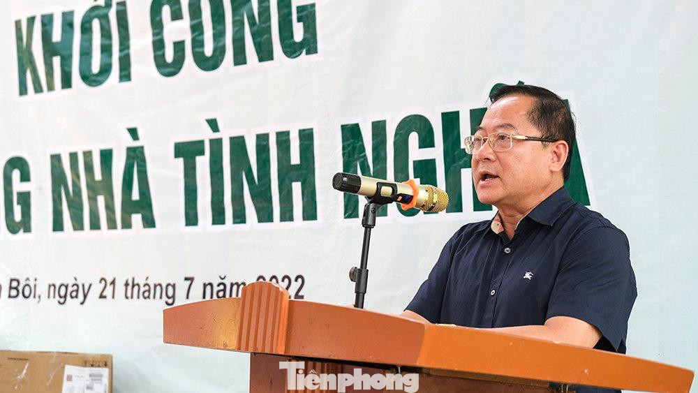 Phát biểu tại buổi lễ, nhà báo Lê Xuân Sơn (Tổng Biên tập Báo Tiền phong) bày tỏ: "Công tác đền ơn đáp nghĩa, chăm sóc thương binh, thân nhân liệt sĩ, người có công và công tác an sinh xã hội đều là những nhiệm vụ chính trị lớn của Đảng, Nhà nước, của các tổ chức chính trị xã hội, trong đó có Đoàn TNCS Hồ Chí Minh. Là cơ quan T.Ư của Đoàn TNCS Hồ Chí Minh, diễn đàn của tuổi trẻ cả nước, trong suốt lịch sử của mình, báo Tiền phong luôn nỗ lực làm công tác giáo dục truyền thống cách mạng, tuyên truyền cho việc thực hiện các nhiệm vụ nói trên và cố gắng hết sức trong khả năng có thể để tổ chức các hoạt động thực tế".