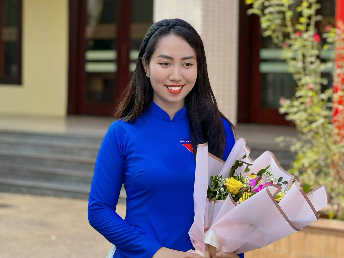 Chị Bạch Ngọc Trâm - Phó Chủ tịch Hội LHTN Việt Nam huyện Ba Vì (Hà Nội).