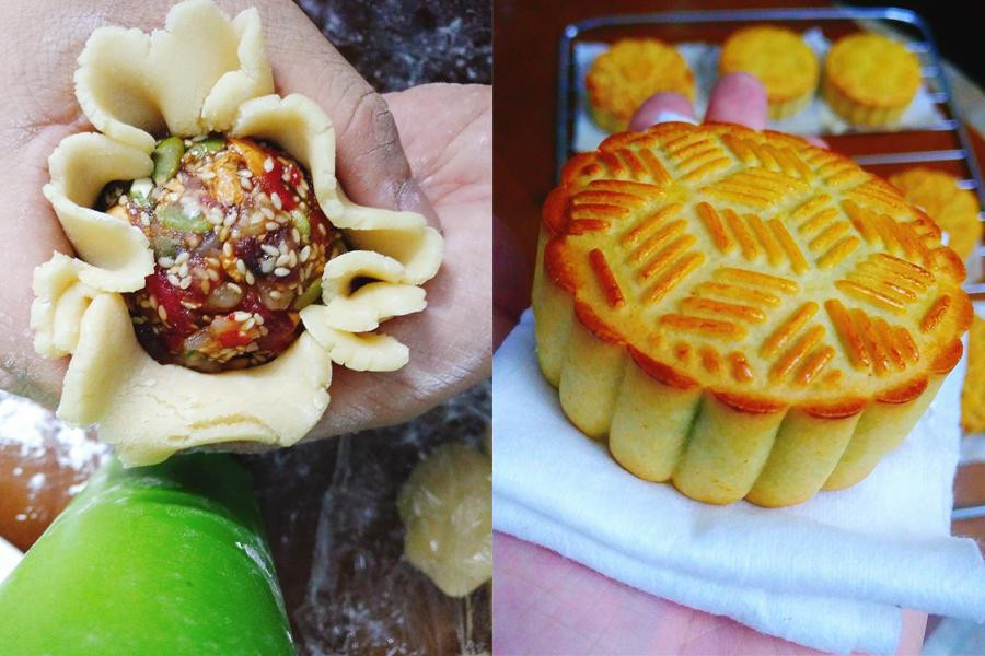 Là con trai nhưng anh Cường vẫn muốn vào bếp để làm bánh cho gia đình thưởng thức nhân dịp đặc biệt.