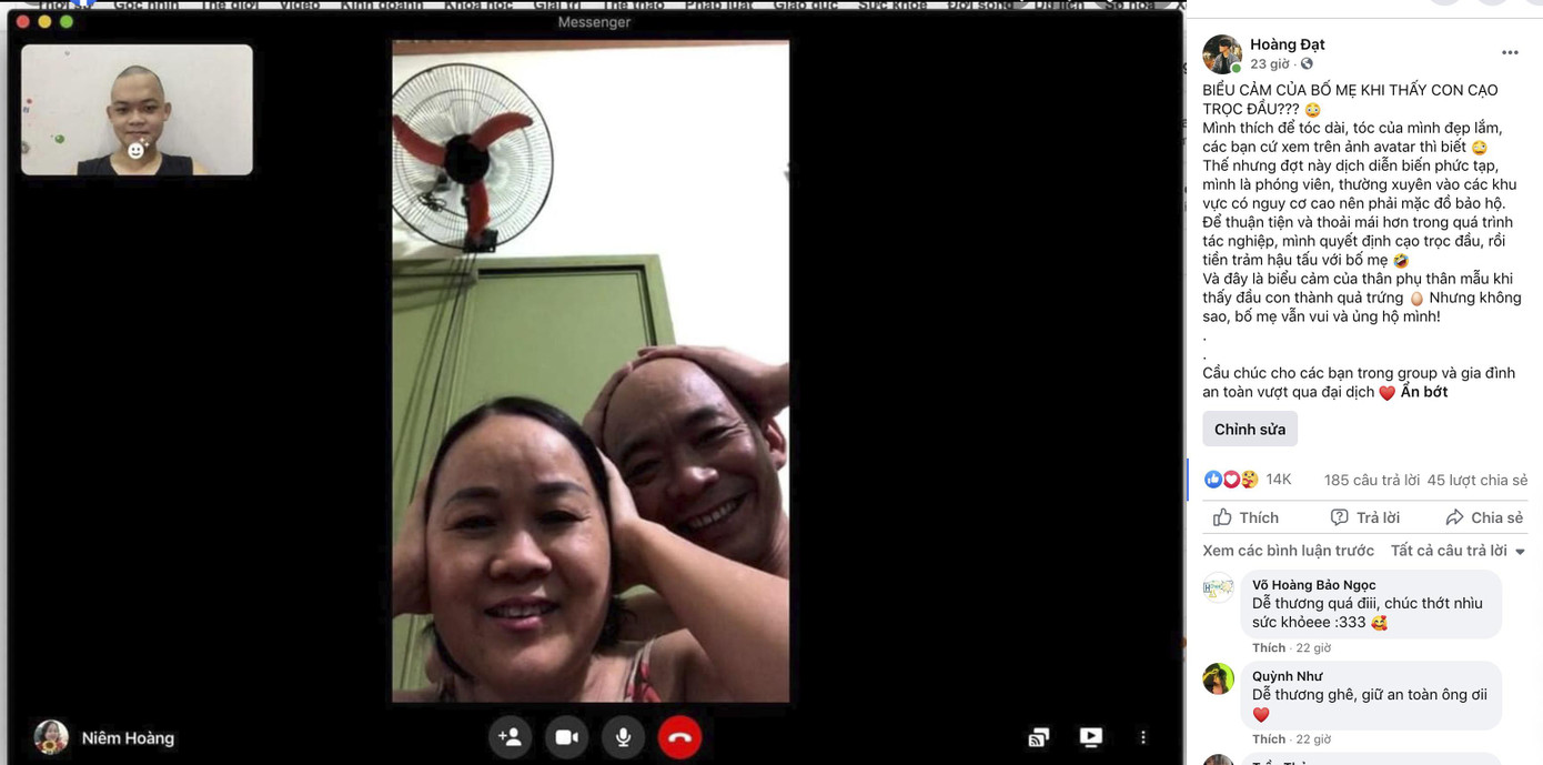 Hoàng Đạt chia sẻ biểu cảm "khó đỡ" lên mạng xã hội và nhận được nhiều lượt tương tác từ cư dân mạng. Hoàng Đạt chia sẻ biểu cảm "khó đỡ" lên mạng xã hội và nhận được nhiều lượt tương tác từ cư dân mạng.