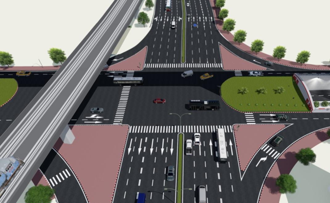 Bản thiết kế mô phỏng dự án hầm chui Giải Phóng - Kim Đồng. Bản thiết kế mô phỏng dự án hầm chui Giải Phóng - Kim Đồng.