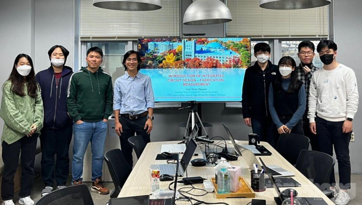 TS. Tuyên cùng các đồng nghiệp.