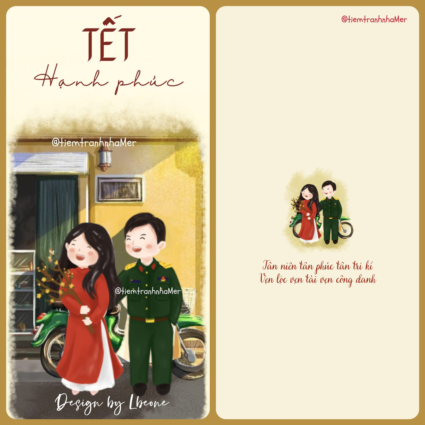 Các mẫu thiết kế lì xì của Phương Linh. Ảnh: NVCC Các mẫu thiết kế lì xì của Phương Linh. Ảnh: NVCC