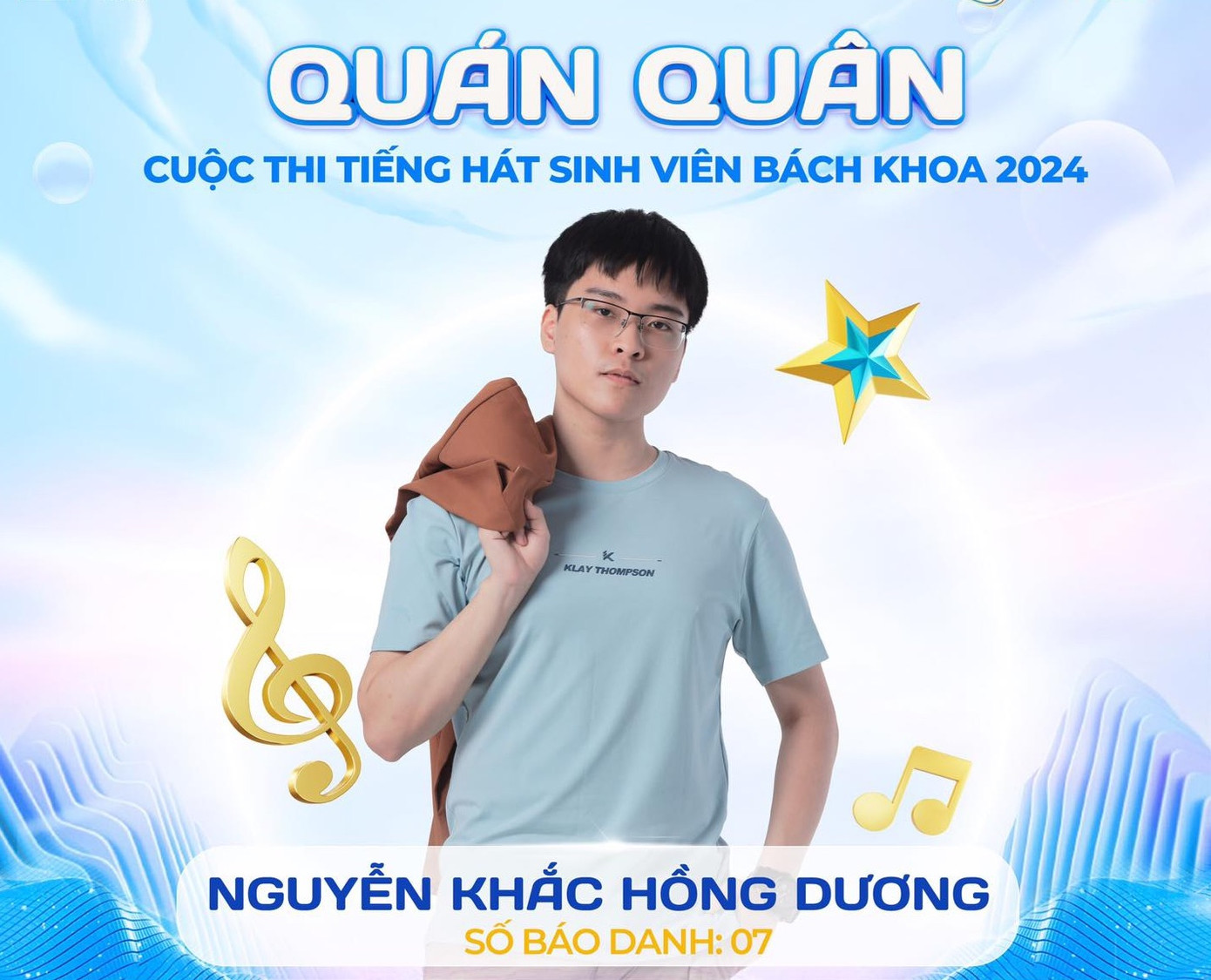 Chân dung Quán quân cuộc thi Tiếng hát sinh viên Bách khoa.