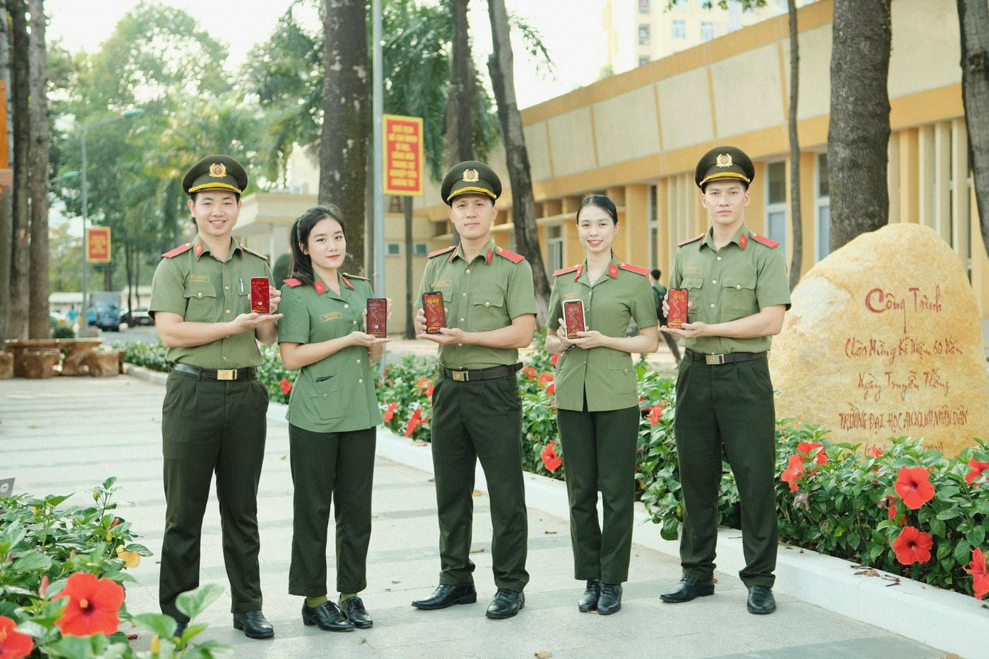 Chỉ sau một thời gian Ban Thanh niên Công an nhân dân (CAND) phát động hưởng ứng cuộc vận động đã lan tỏa mạnh mẽ trong cán bộ, đoàn viên thanh niên toàn lực lượng CAND. Ảnh: Ban Thanh niên CAND.