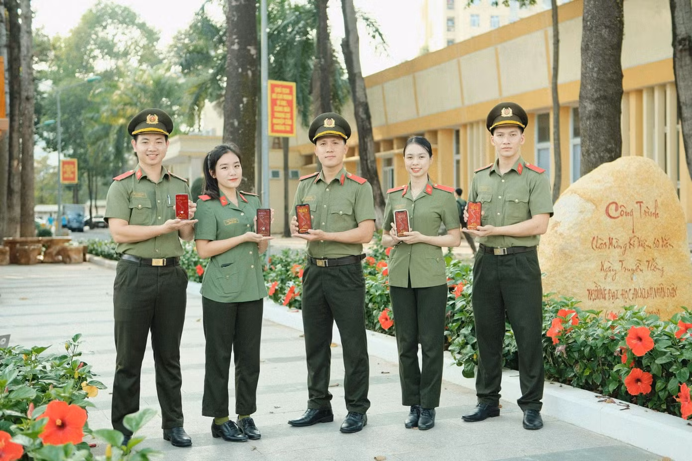Chỉ sau một thời gian Ban Thanh niên Công an nhân dân (CAND) phát động hưởng ứng cuộc vận động đã lan tỏa mạnh mẽ trong cán bộ, đoàn viên thanh niên toàn lực lượng CAND. Ảnh: Ban Thanh niên CAND.