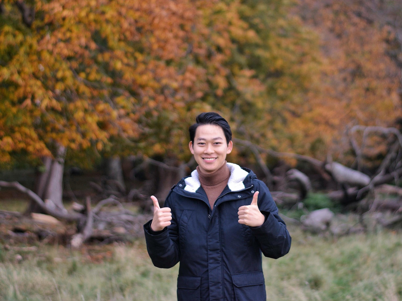 Hình ảnh của Quốc Dũng ở Đan Mạch.