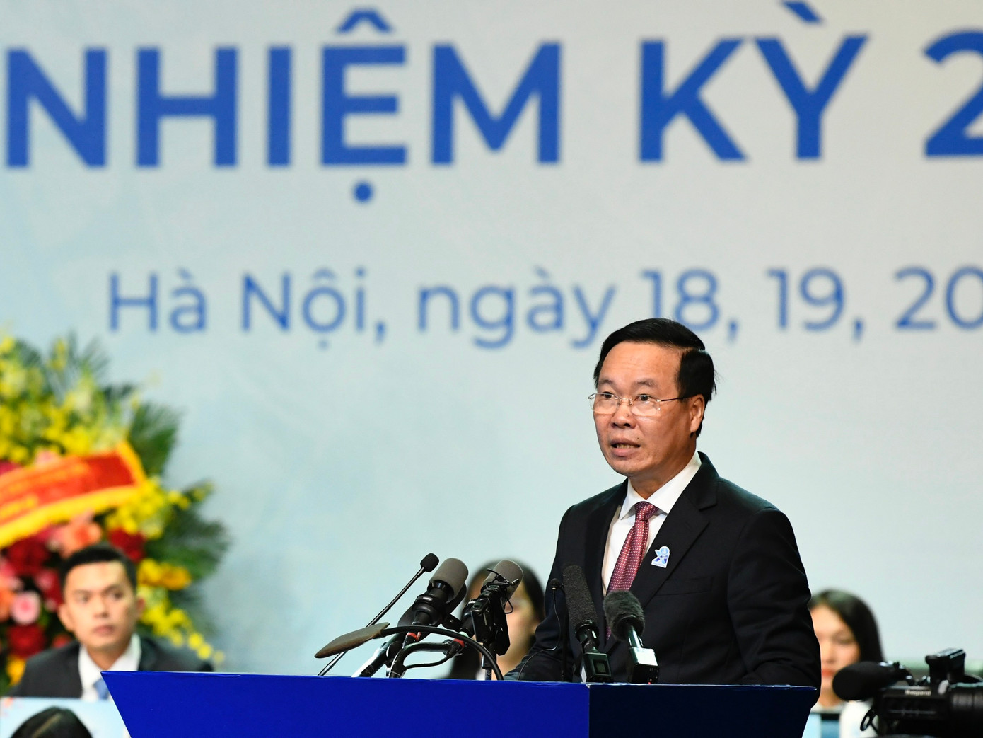 Chủ tịch nước Võ Văn Thưởng đã thay mặt lãnh đạo Đảng, Nhà nước phát biểu chỉ đạo đại hội. Chủ tịch nước đánh giá, trong nhiệm kỳ 2018 – 2023, Hội Sinh viên Việt Nam đã có những bước trưởng thành vượt bậc, tổ chức nhiều phong trào, chương trình, hoạt động sôi nổi, sáng tạo, thiết thực, hiệu quả, phát huy trí tuệ, lòng nhiệt huyết, tinh thần xung kích của sinh viên tham gia xây dựng và bảo vệ Tổ quốc.