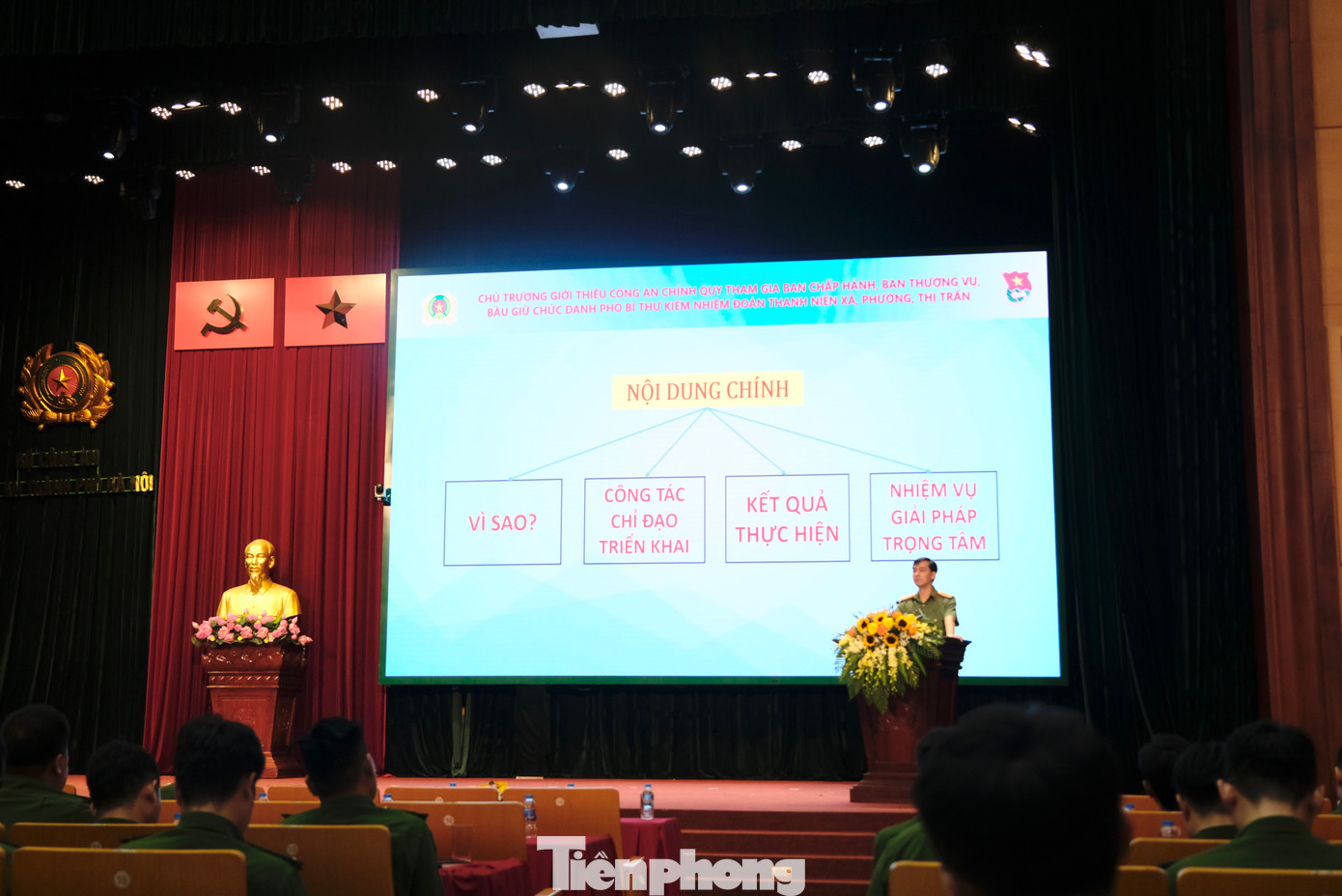 Đoàn Thanh niên CATP khai mạc Lớp tập huấn công tác Đoàn và phong trào thanh niên năm 2024. Ảnh: Châu Linh Đoàn Thanh niên CATP khai mạc Lớp tập huấn công tác Đoàn và phong trào thanh niên năm 2024. Ảnh: Châu Linh