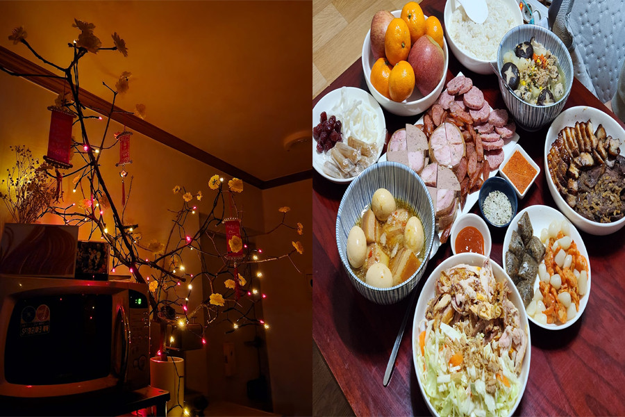 Không khí Tết của cặp đôi tiến sĩ trẻ tại Hàn Quốc. Ảnh: NVCC Không khí Tết của cặp đôi tiến sĩ trẻ tại Hàn Quốc. Ảnh: NVCC