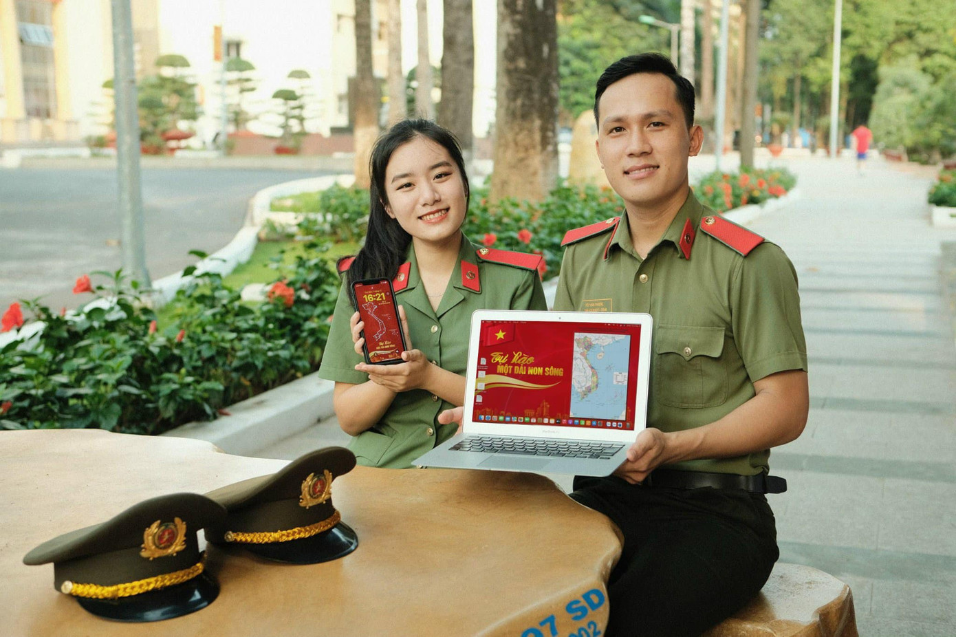 Chỉ sau một thời gian Ban Thanh niên Công an nhân dân (CAND) phát động hưởng ứng cuộc vận động đã lan tỏa mạnh mẽ trong cán bộ, đoàn viên thanh niên toàn lực lượng CAND. Ảnh: Ban Thanh niên CAND.