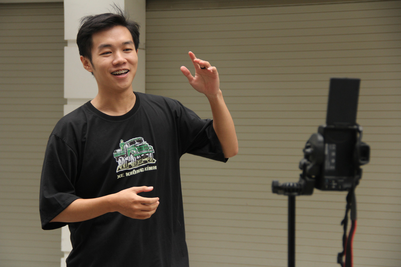 TikToker Trường Lịch sử có gần 1 triệu người theo dõi. Ảnh NVCC TikToker Trường Lịch sử có gần 1 triệu người theo dõi. Ảnh NVCC