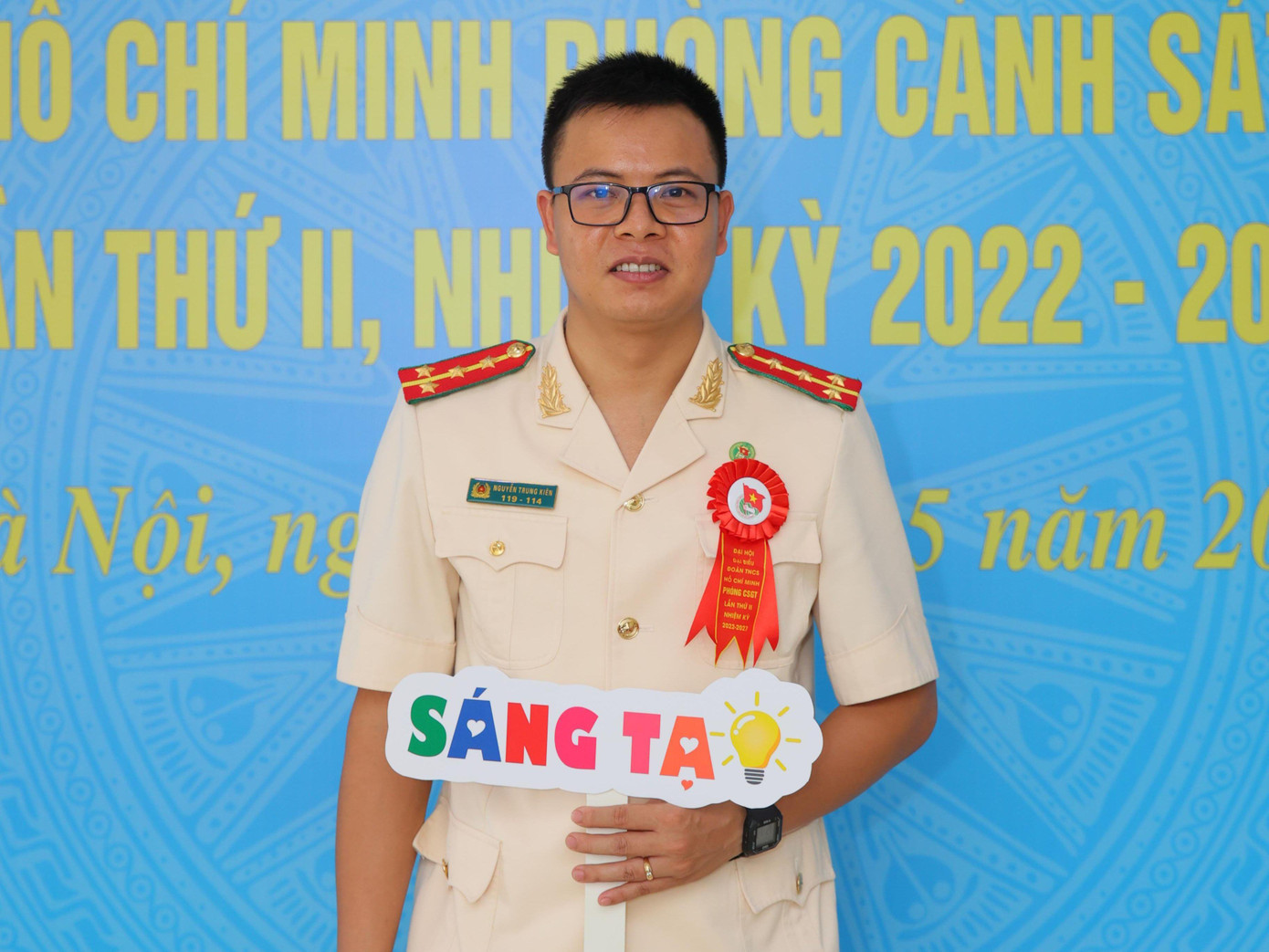 Đại úy Nguyễn Trung Kiên, Bí thư Đoàn cơ sở phòng Cảnh sát giao thông, CATP Hà Nội