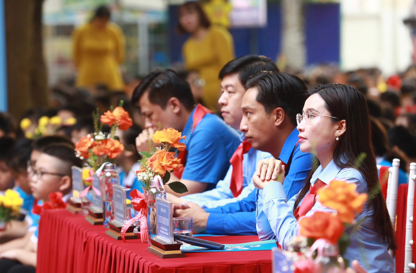 Đại biểu tham dự Lễ Khai giảng.