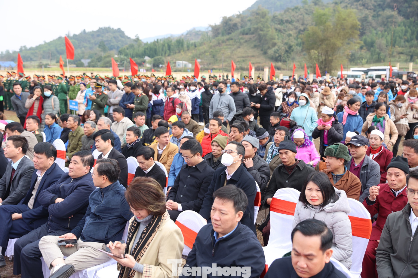 Các đại biểu dự Lễ phát động Tết trồng cây Xuân Quý Mão năm 2023. Ảnh: Như Ý