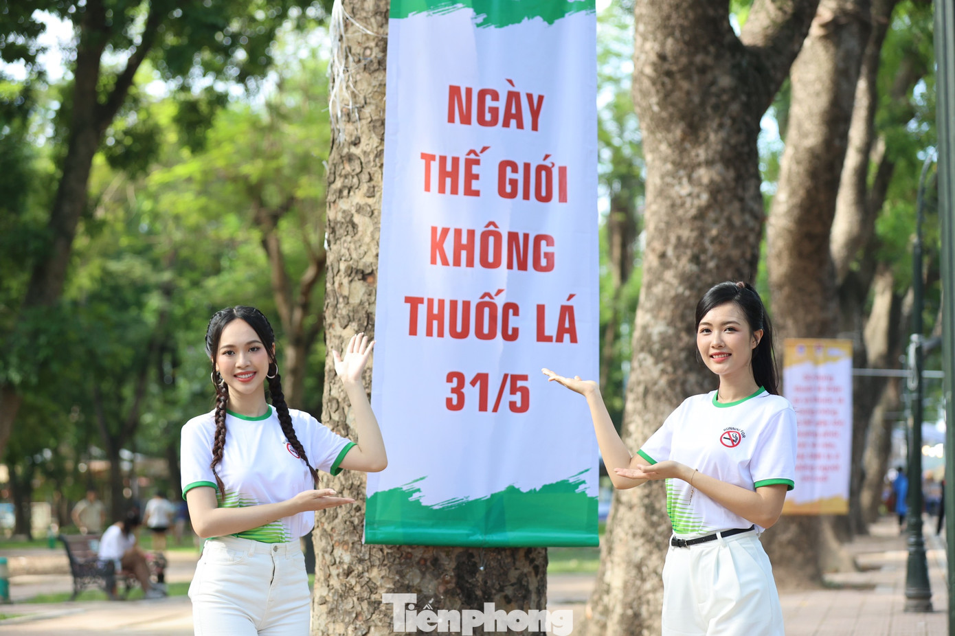 “Không hút thuốc vì sức khỏe của bạn và những người thân yêu - Cùng chung tay bảo vệ lá phổi của bạn và lá phổi xanh của trái đất”, thông điệp của Thanh Tâm muốn gửi tới các bạn trẻ.