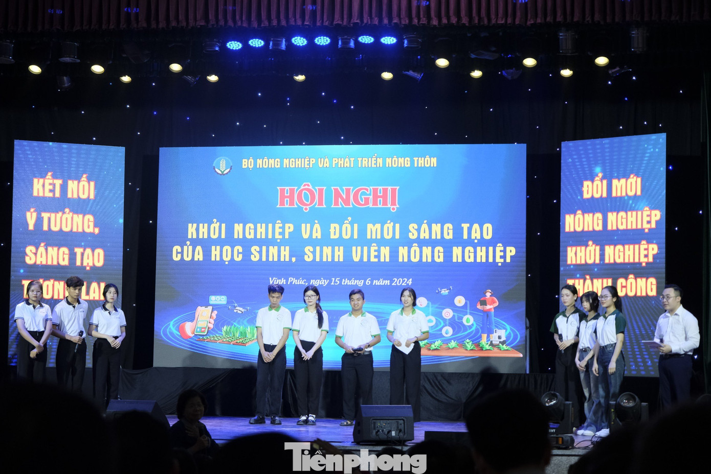 Ngày 15/6, tại tỉnh Vĩnh Phúc, Bộ NN&PTNT tổ chức Hội nghị Khởi nghiệp và đổi mới sáng tạo của học sinh, sinh viên nông nghiệp. Ảnh: Châu Linh Ngày 15/6, tại tỉnh Vĩnh Phúc, Bộ NN&PTNT tổ chức Hội nghị Khởi nghiệp và đổi mới sáng tạo của học sinh, sinh viên nông nghiệp. Ảnh: Châu Linh